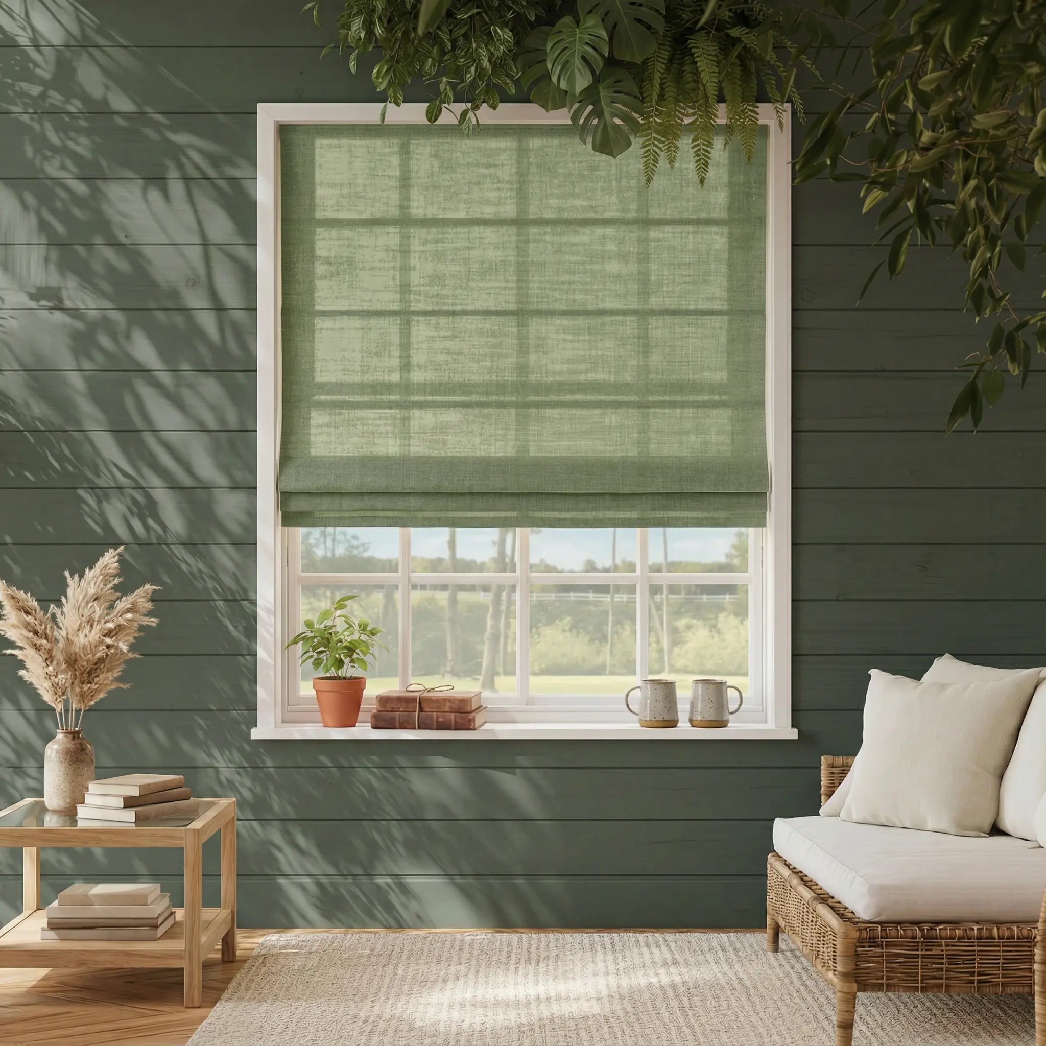 Stillweave Linen Roman Shades | Soft Light Filtering | Custom Made