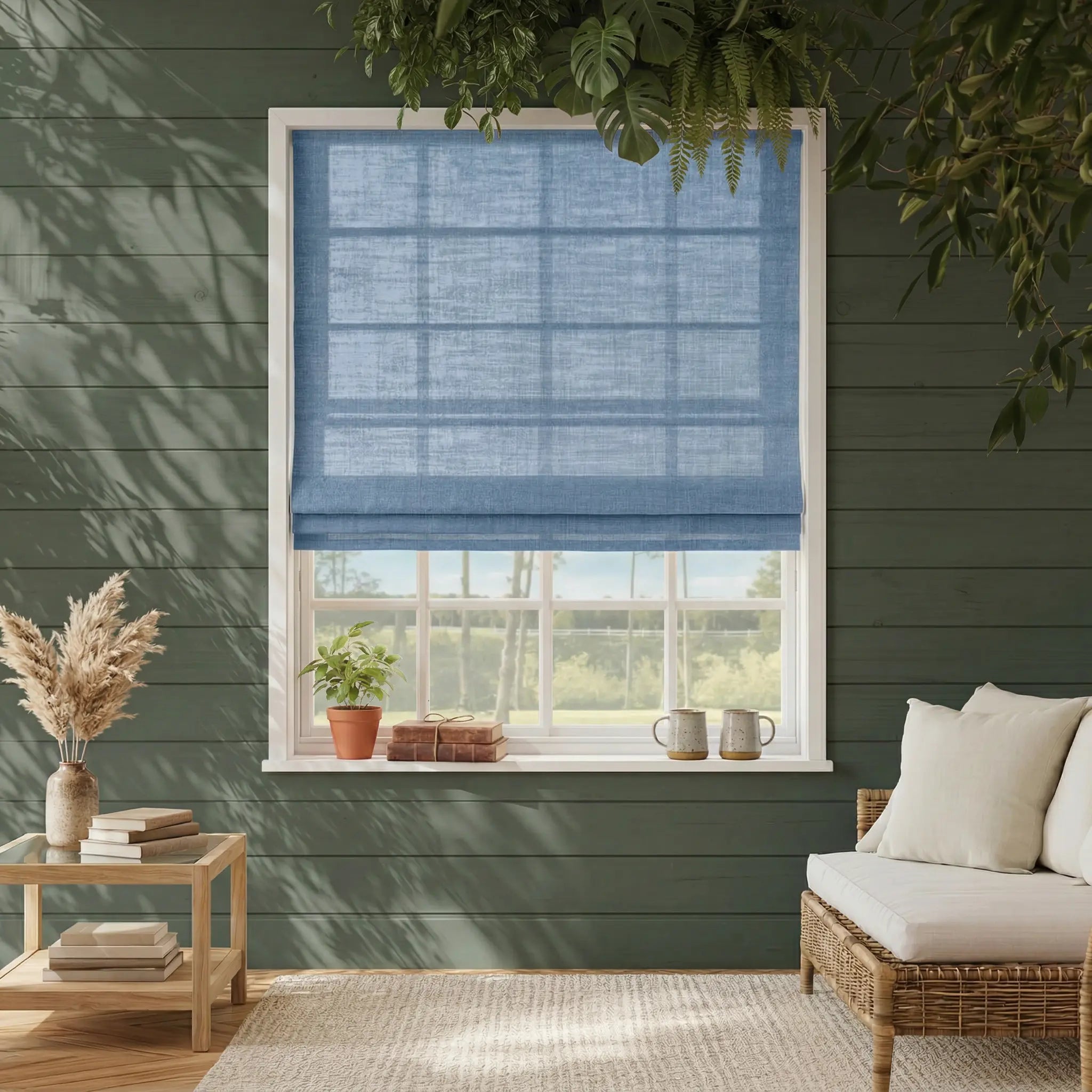 Stillweave Linen Roman Shades | Soft Light Filtering | Custom Made
