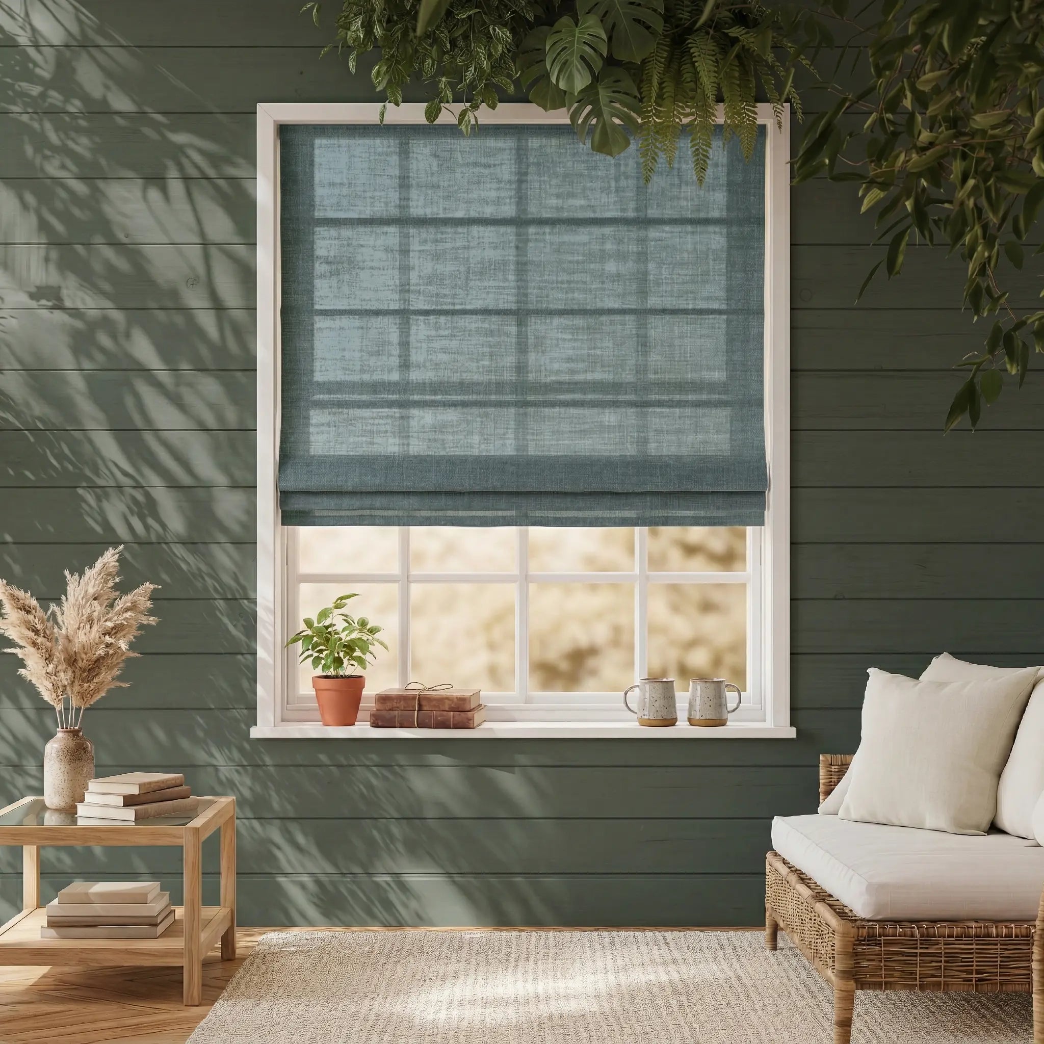 Stillweave Linen Roman Shades | Soft Light Filtering | Custom Made
