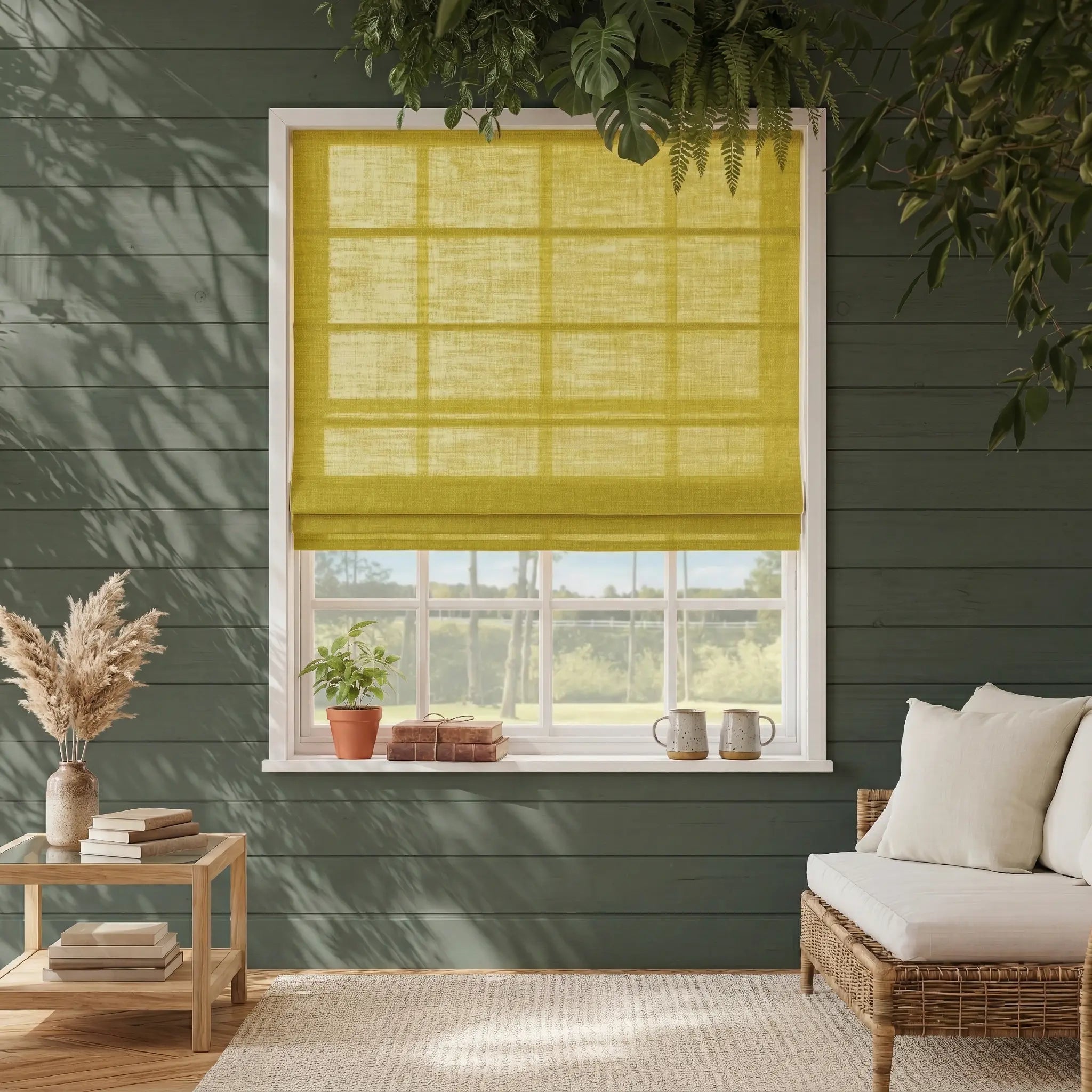 Stillweave Linen Roman Shades | Soft Light Filtering | Custom Made