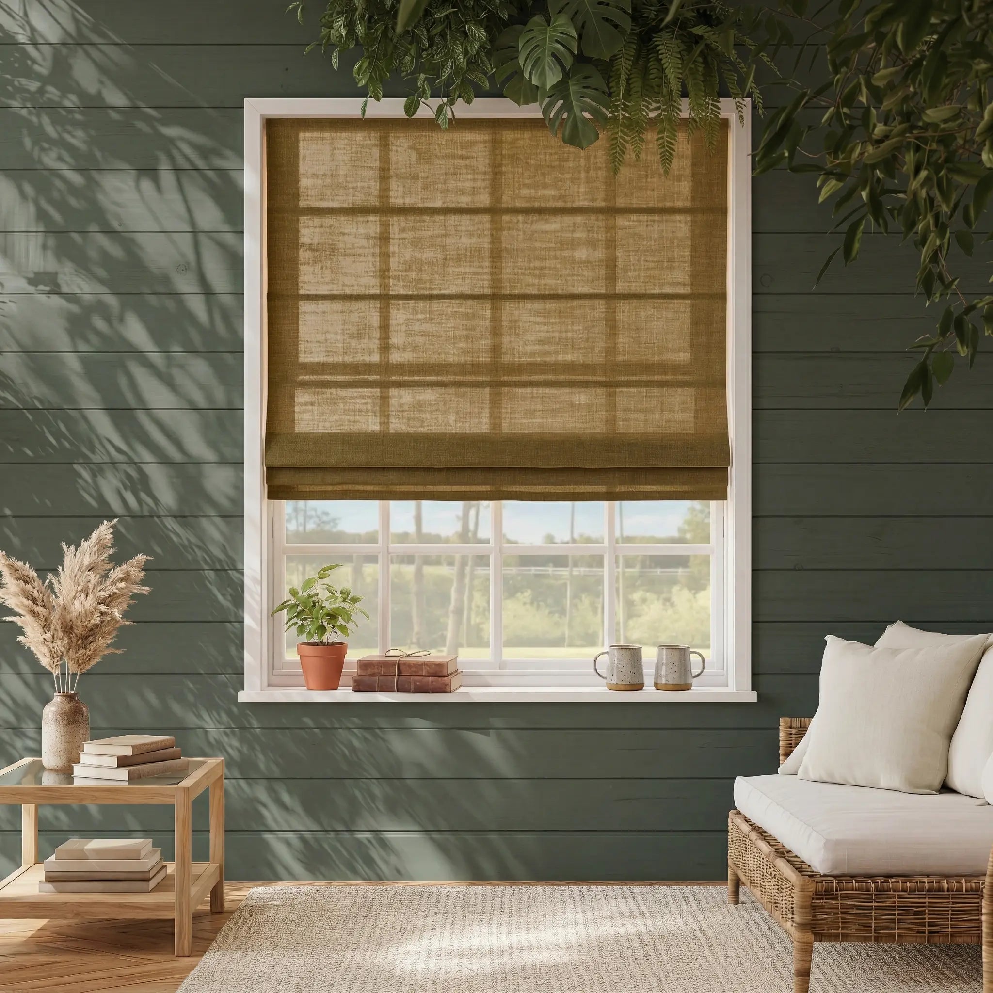 Stillweave Linen Roman Shades | Soft Light Filtering | Custom Made
