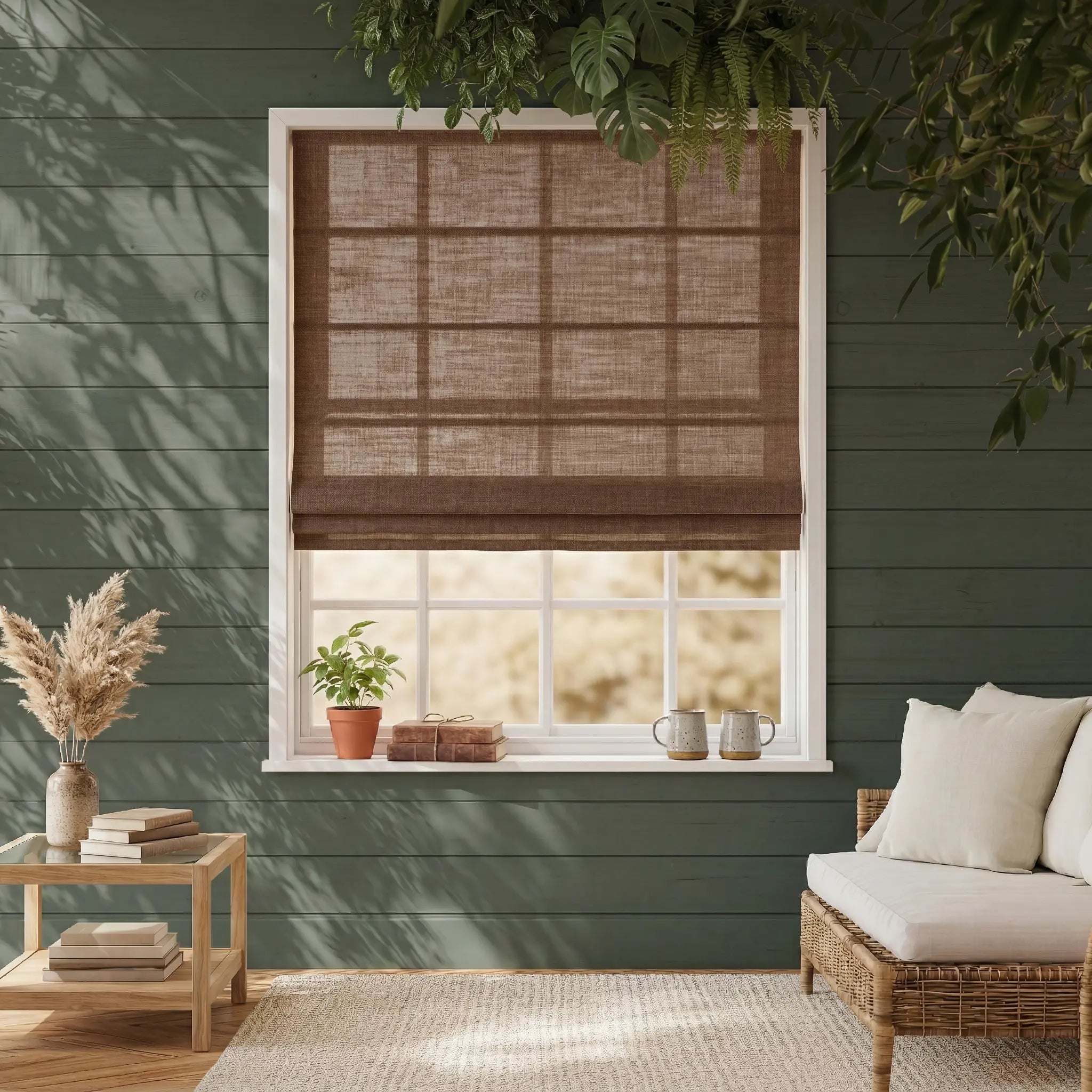 Stillweave Linen Roman Shades | Soft Light Filtering | Custom Made