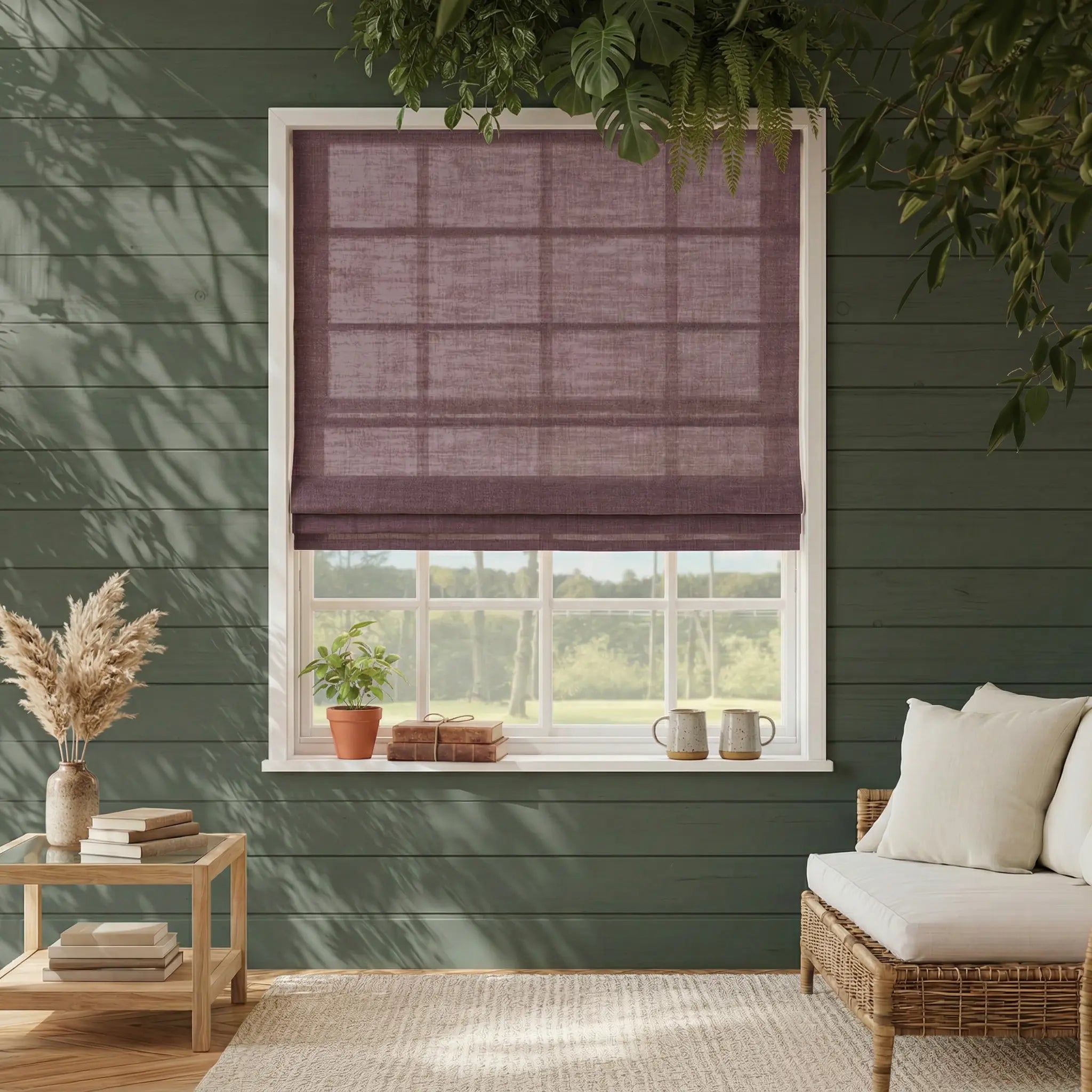 Stillweave Linen Roman Shades | Soft Light Filtering | Custom Made