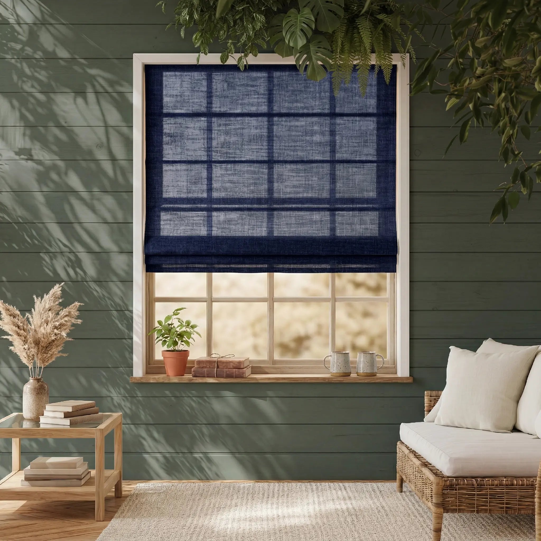 Stillweave Linen Roman Shades | Soft Light Filtering | Custom Made