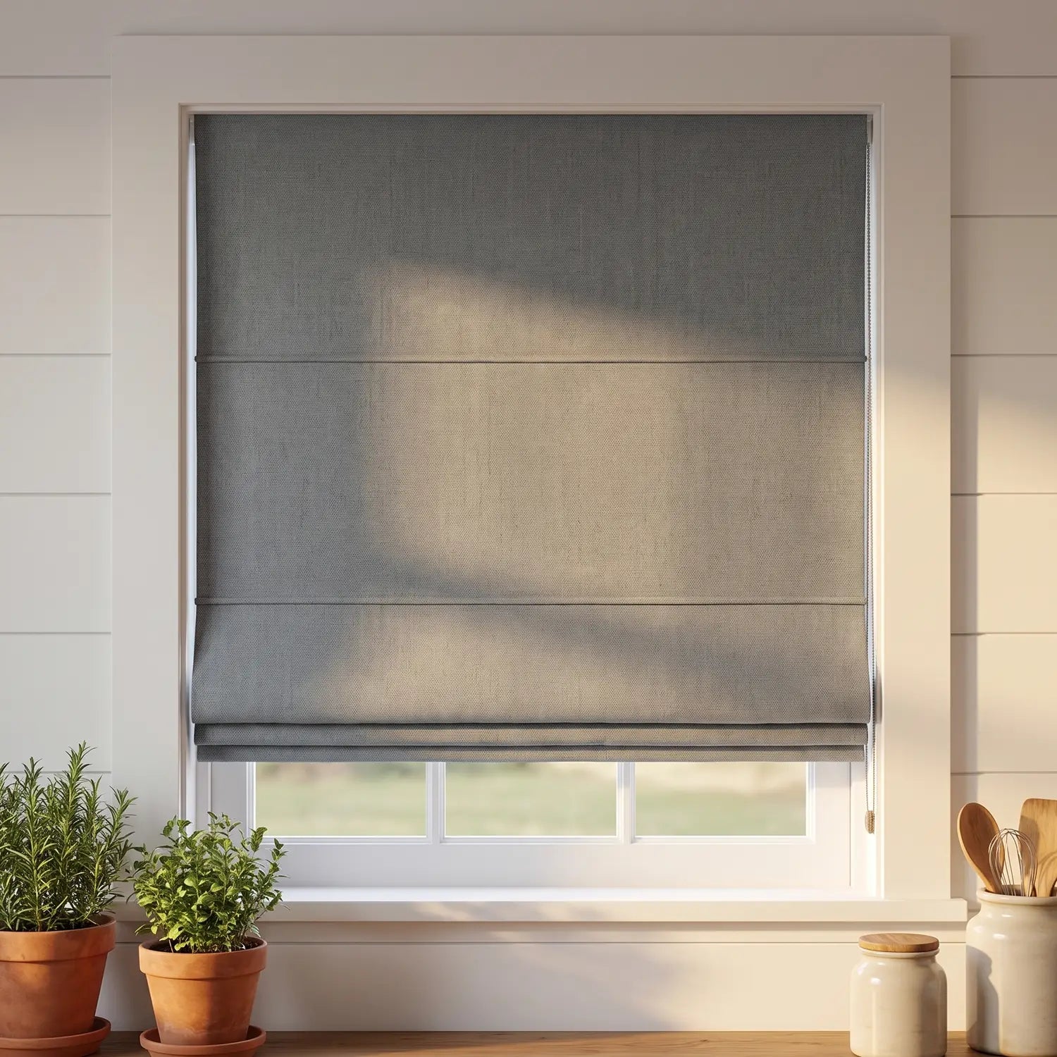 Roman Shade - original fabric