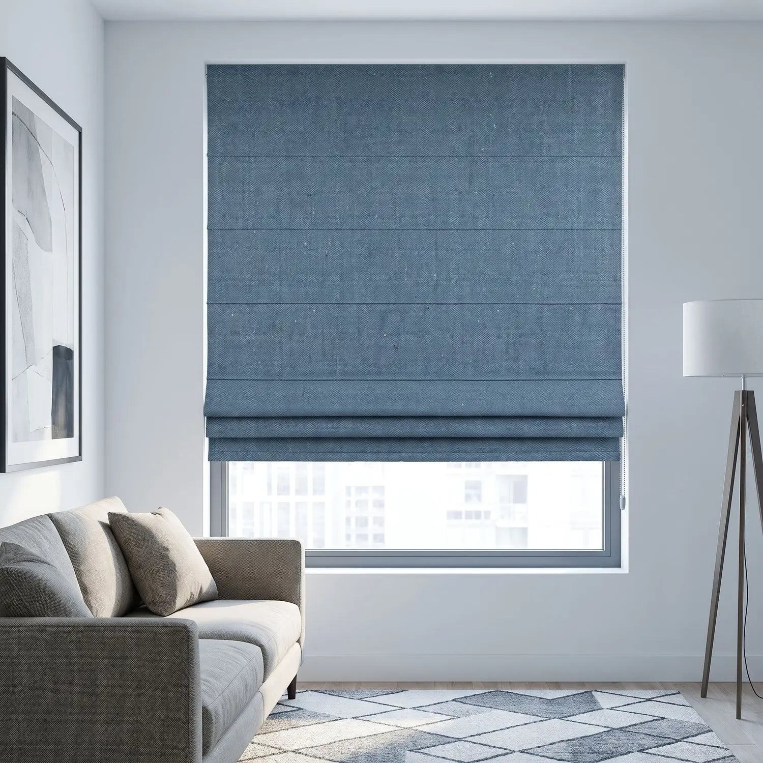 Roman Shade - original fabric