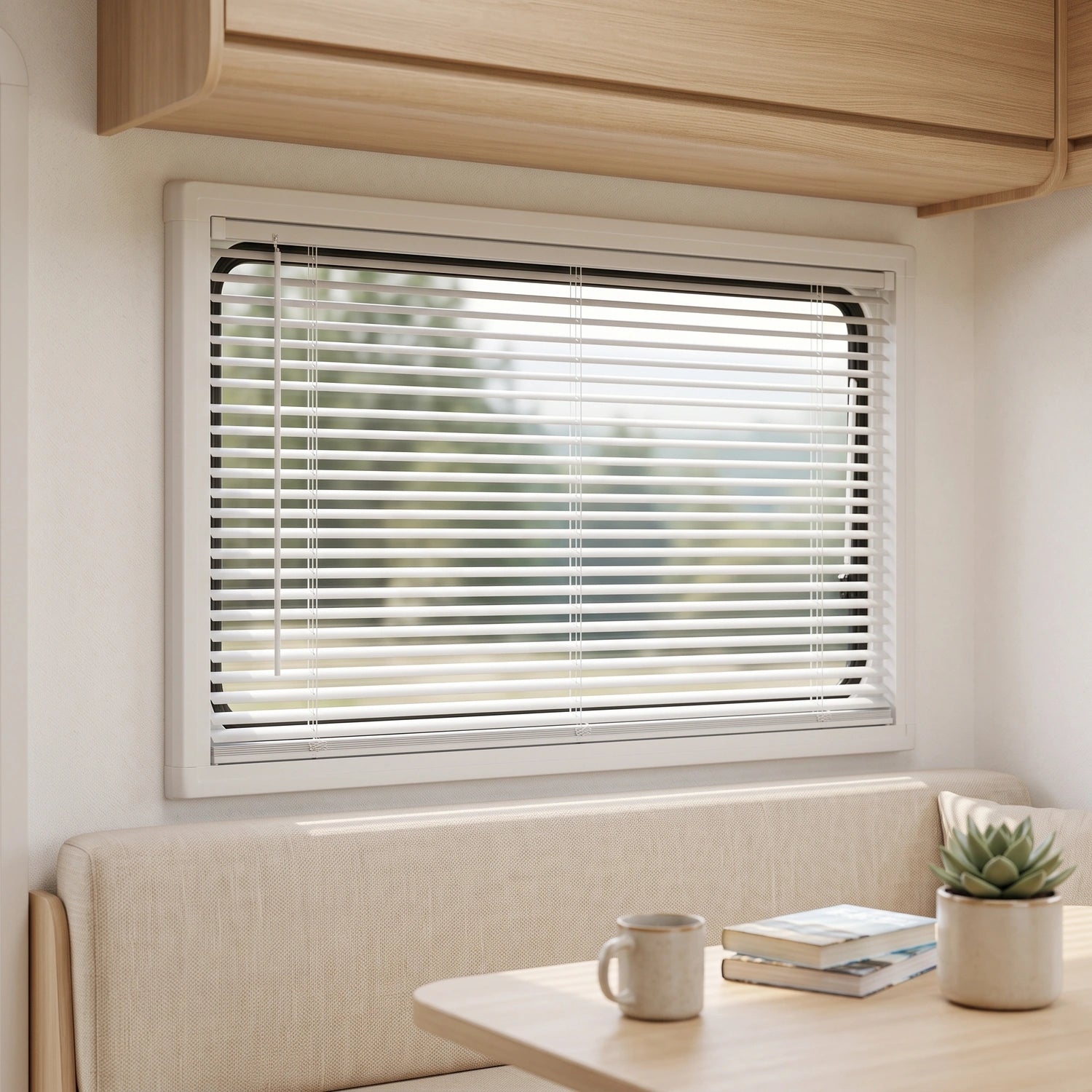 Vehicle Aluminum Venetian Blinds | Compact Light Control | Custom Made lifestyle 05