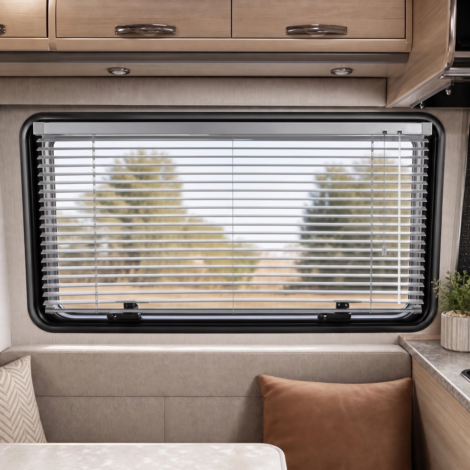 Aluminum Blinds - Smoke Grey