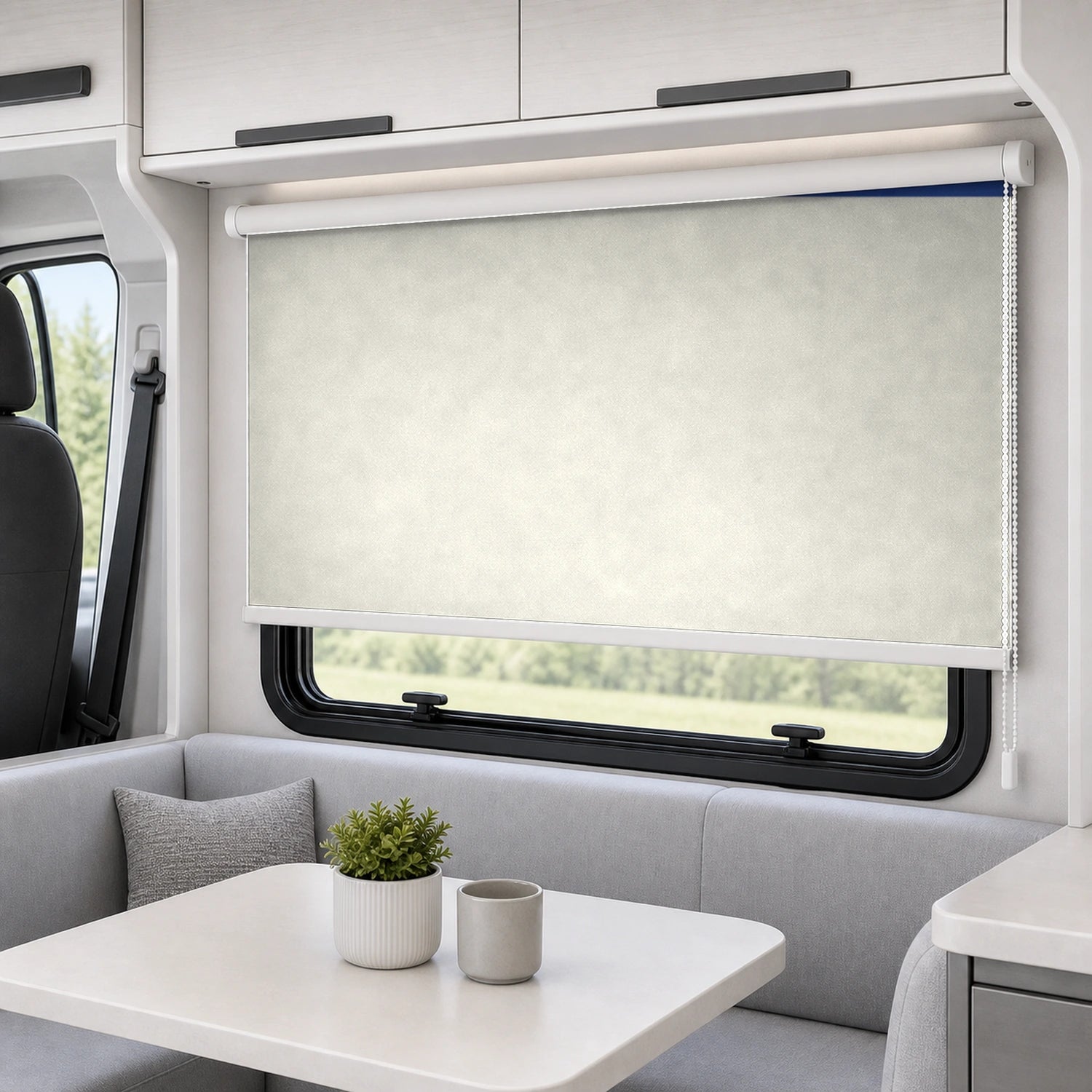 Roller Shades - Cream White - Light Filtering