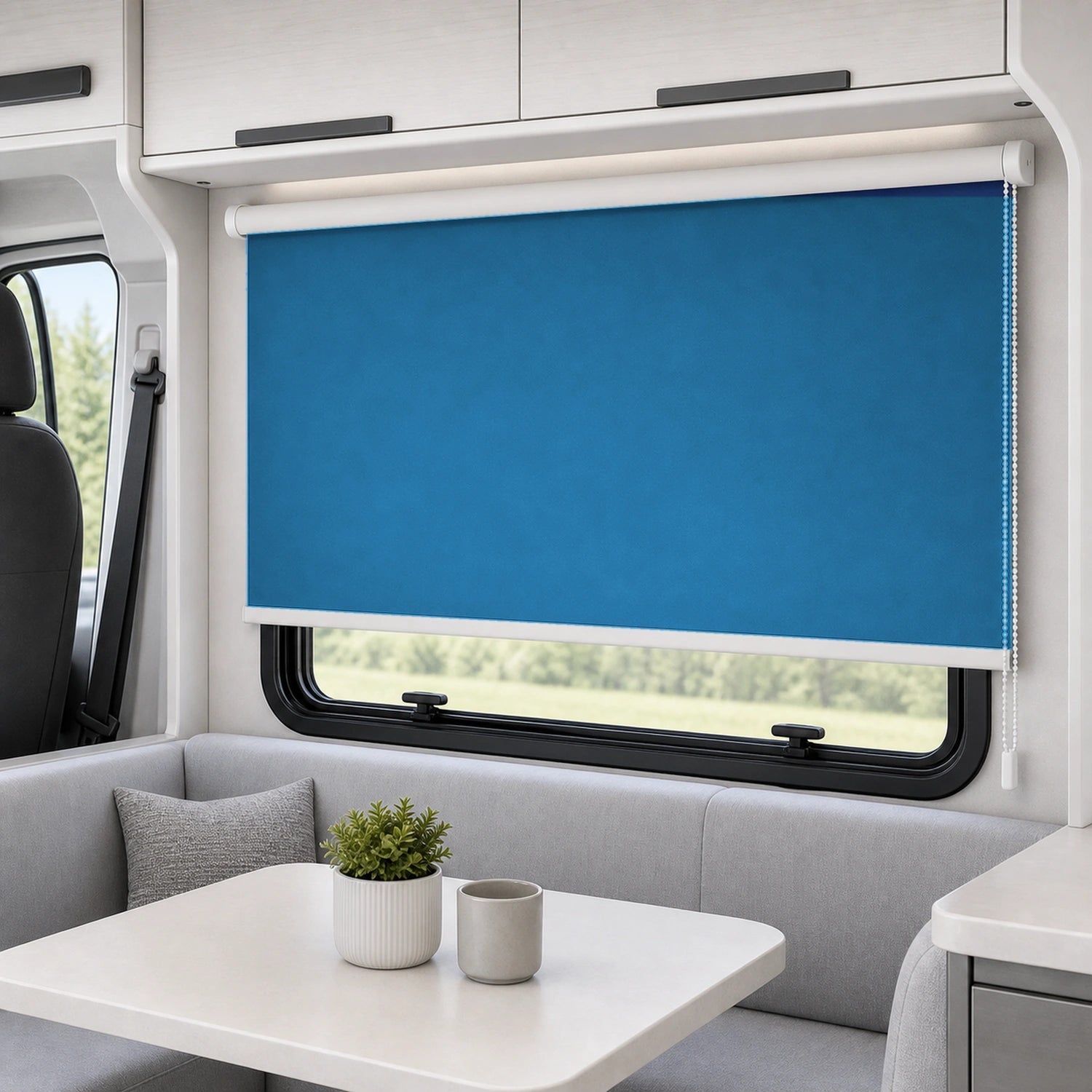 Roller Shades - Lake Blue - Blackout