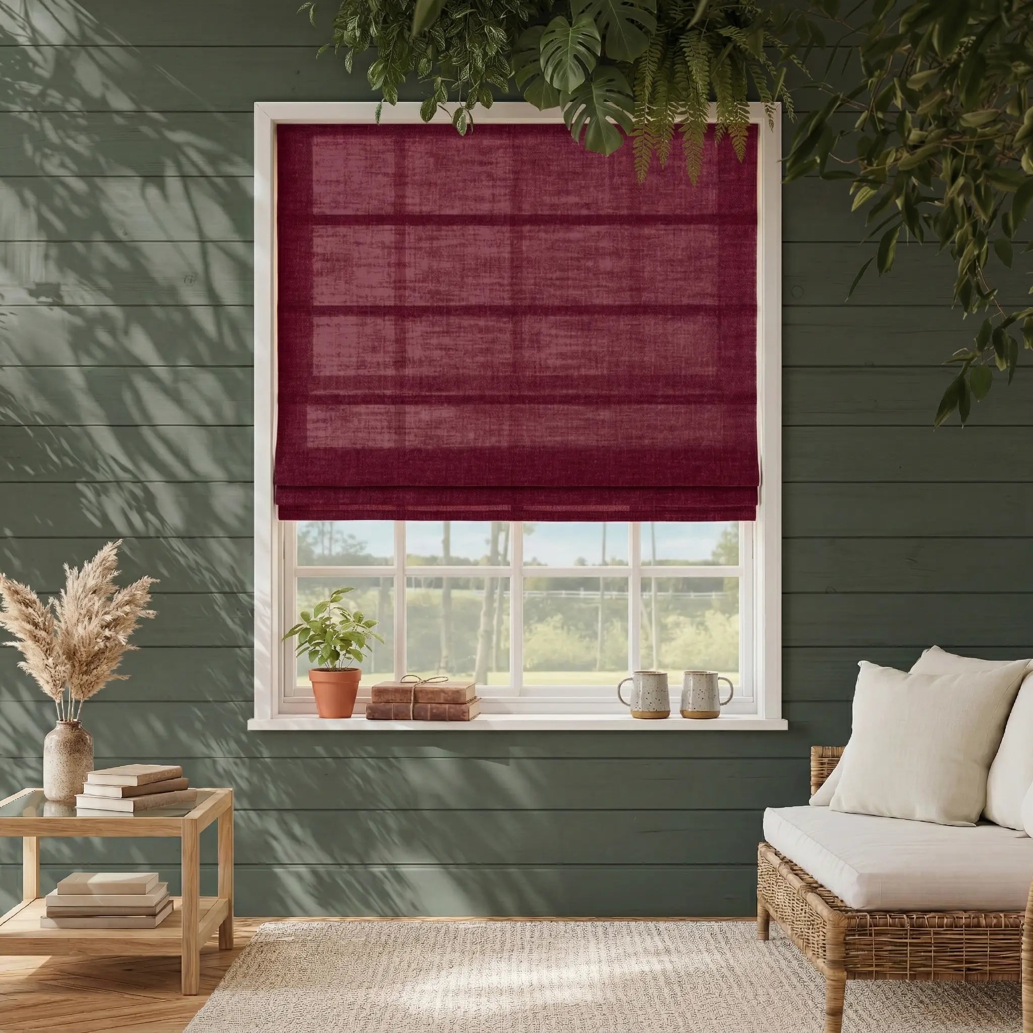 Stillweave Linen Roman Shades | Soft Light Filtering | Custom Made
