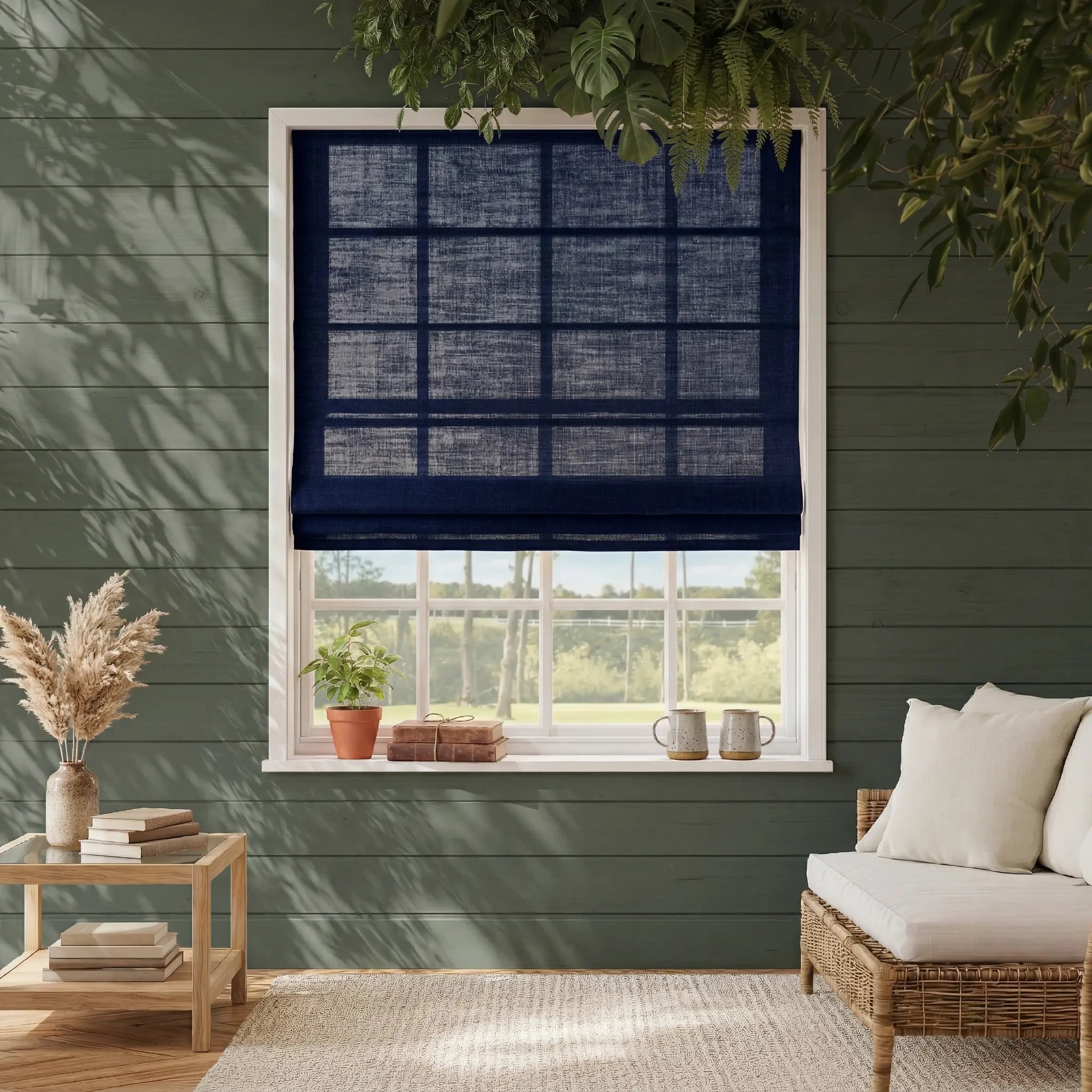 Stillweave Linen Roman Shades | Soft Light Filtering | Custom Made