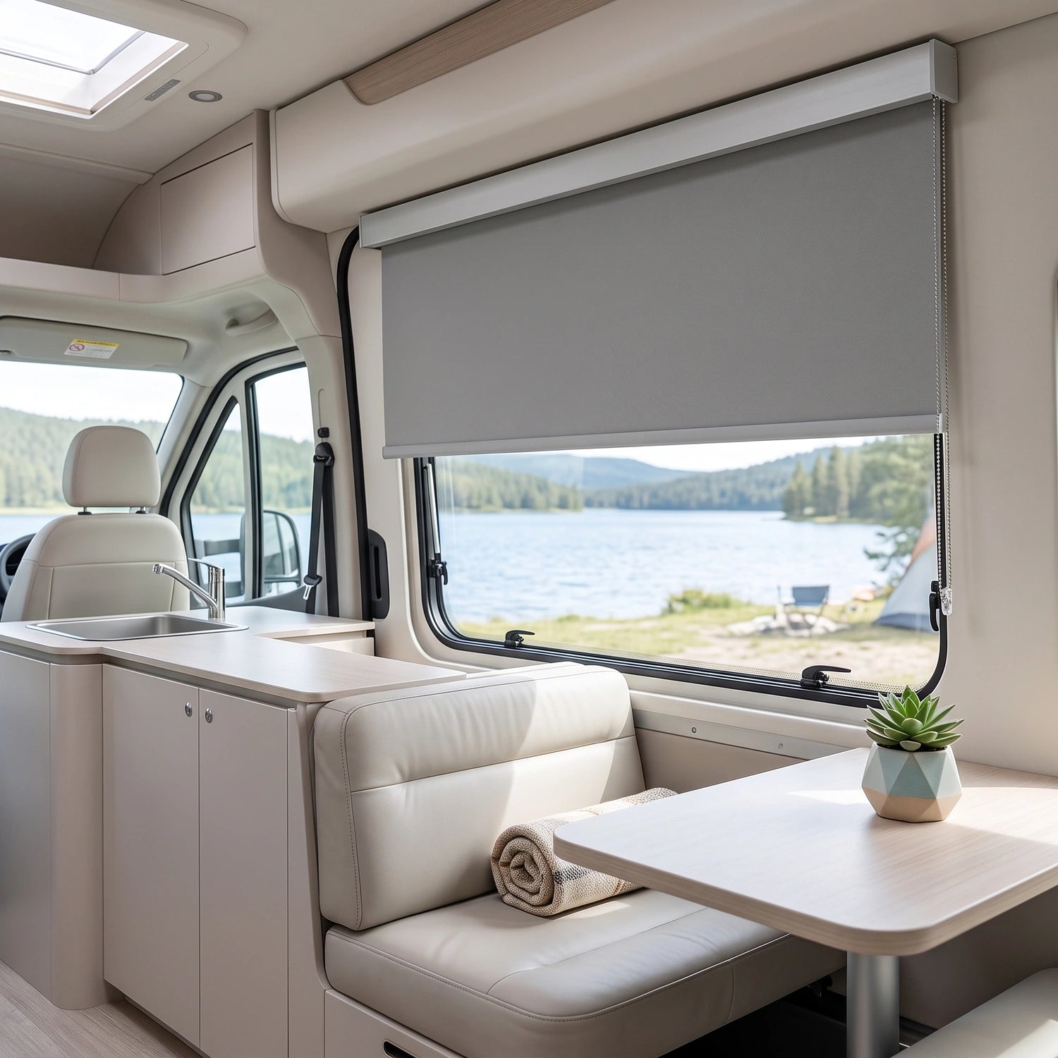 Vehicle Roller Shades | RV Window Privacy & Sun Control | Custom Made lifestyle 01