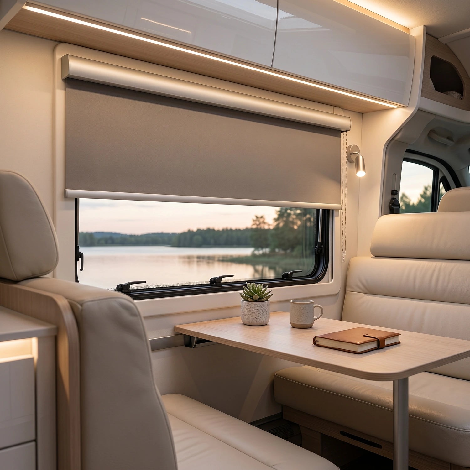 Vehicle Roller Shades | RV Window Privacy & Sun Control | Custom Made lifestyle 08