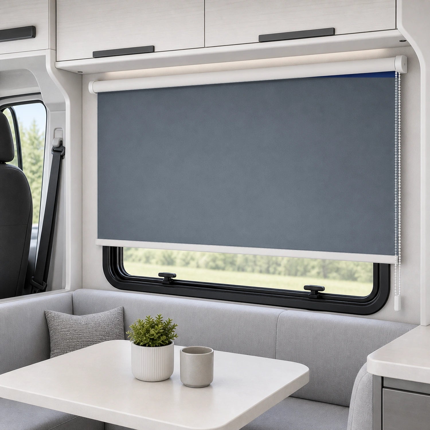 Roller Shades - Mid Grey - Light Filtering