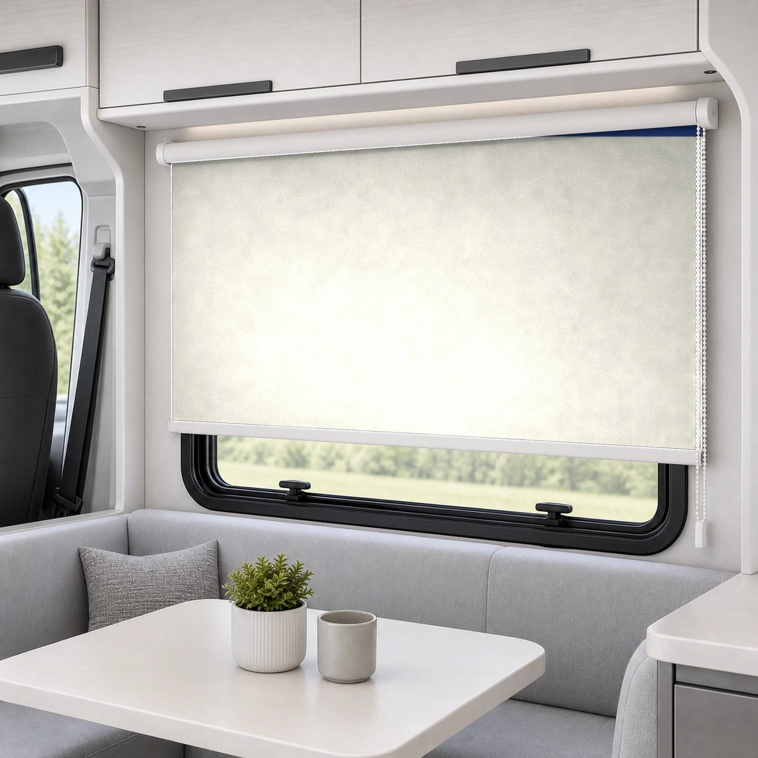 Roller Shades - Sheer Cream - Light Filtering
